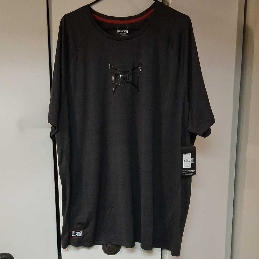 Tapout Gray Short Sleeve Tee Casual Comfort
